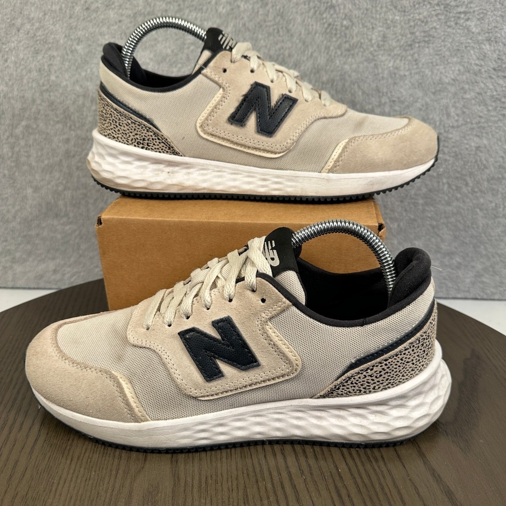 New Balance X-70 Cheetah Print Running Shoe Sneakers Womens 9.5 Beige WSX70tHA
